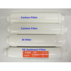 4 pcs 0PPM Portable RO DI Replacement filter FS-PO4