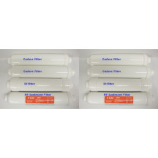 2 set 8 pcs 0PPM DI Replacement Filters FS-PO4x2