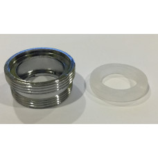 Metal aerator sink faucet adapter