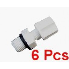 6 Pcs RO Fitting 1/4